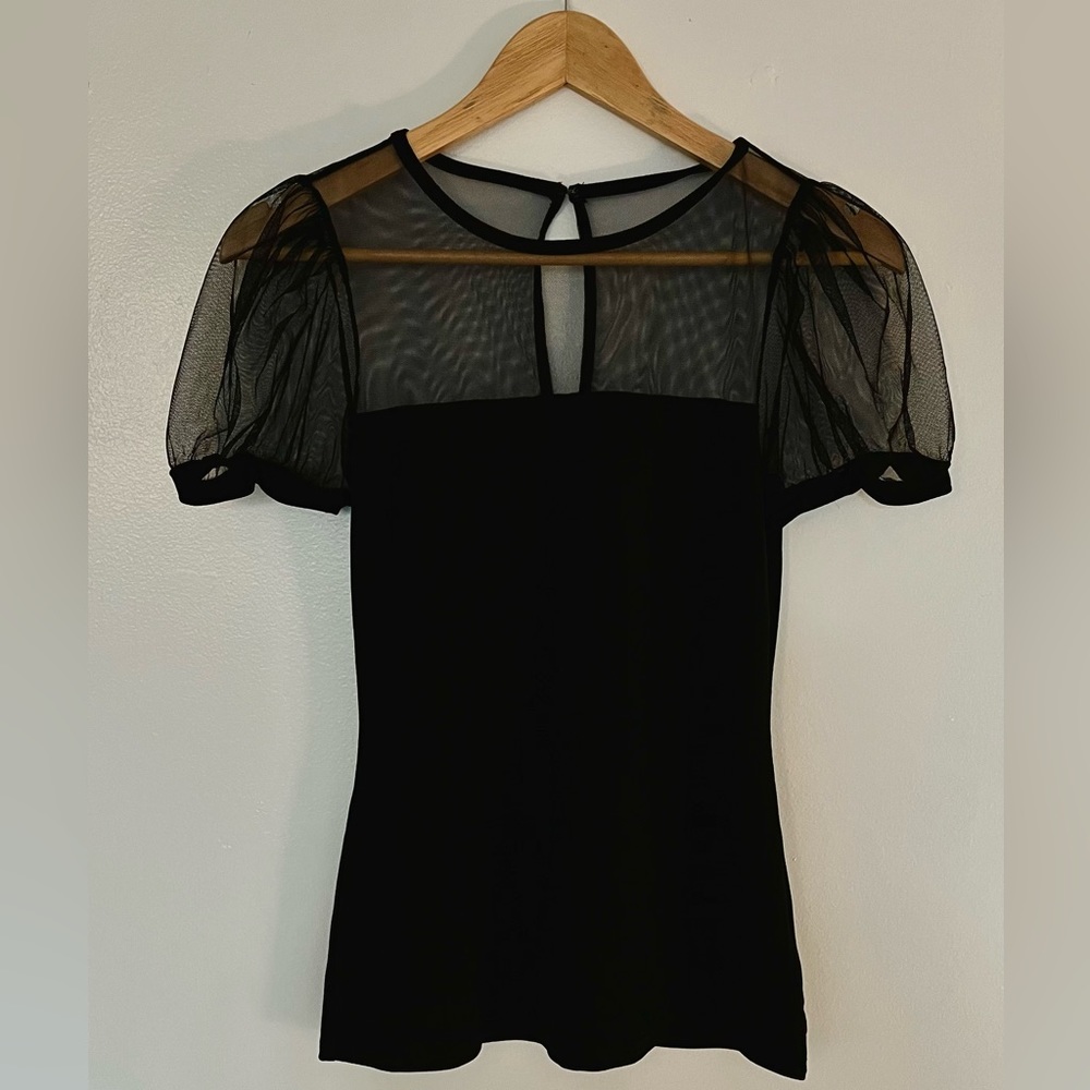 CLOSING SALE! 
EXPRESS | Black Sheer Blouse
